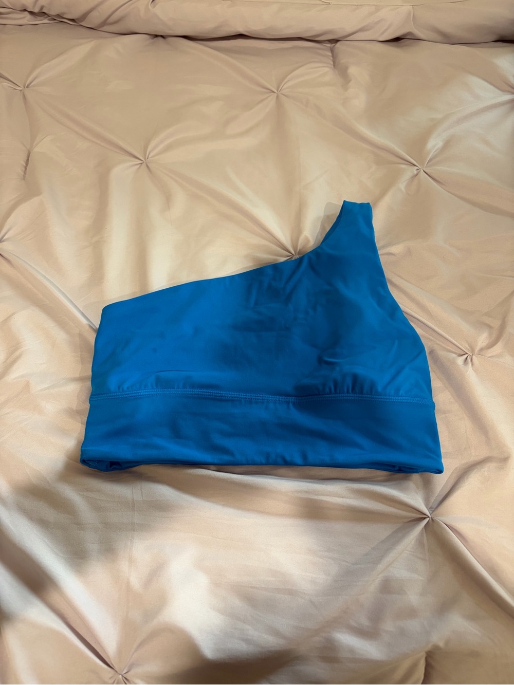 Lululemon Blue One Shoulder Sports Bra Size 8